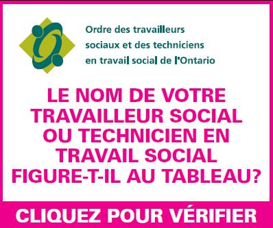 La nom de votre travaileur social ou technicien en travail social figure-t-il au tableau?