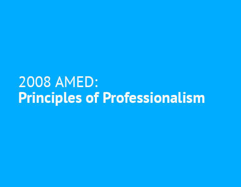 Principles of Professionalism