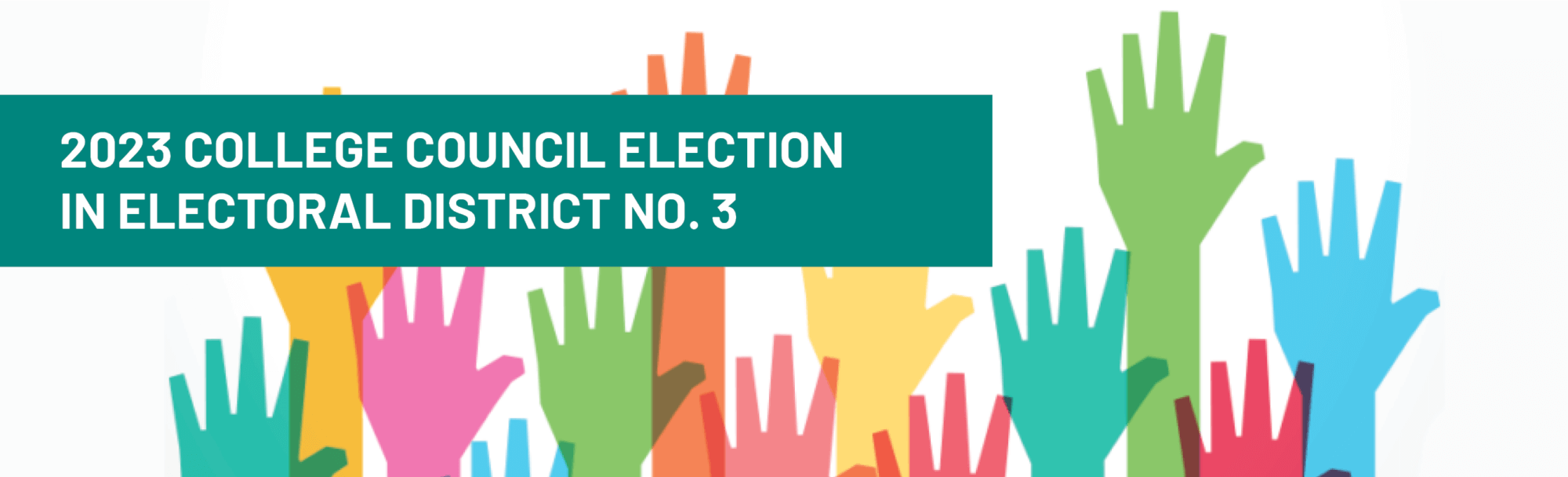 2023 College Council Election for Electoral District. No 3