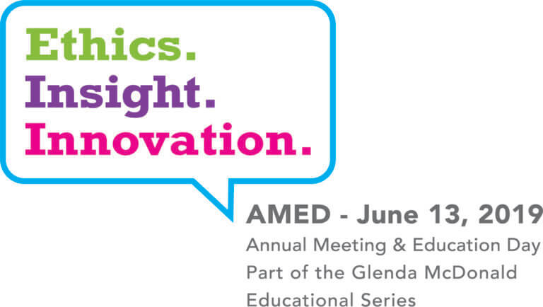 Ethics. Insight. Innovation. Amed, June 13 2019