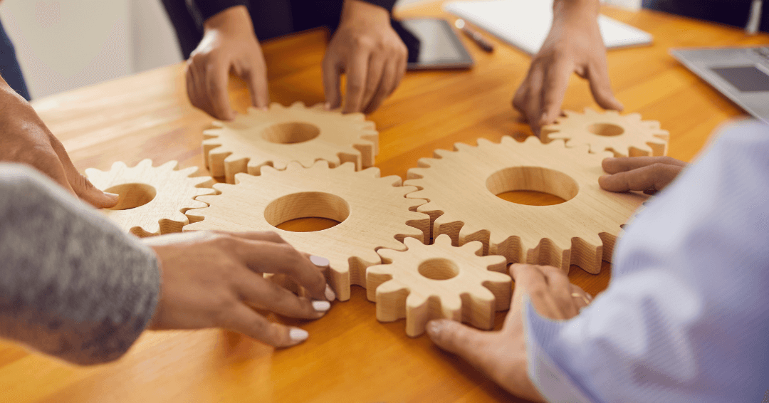Pieces of a gear